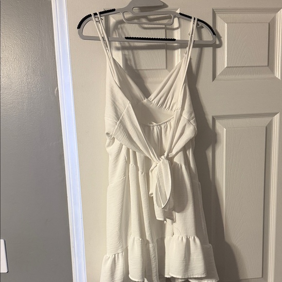 Altar’d State White Tiered Ruffle Mini Dress – Size Small (NWT Condition) - Picture 3 of 3
